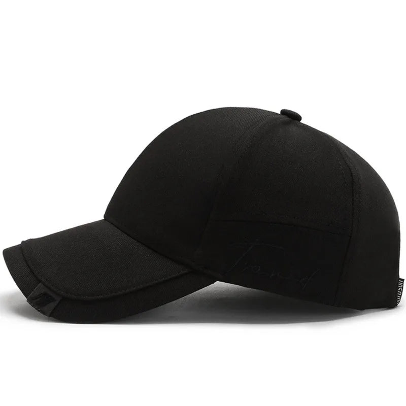High Quality Solid Baseball Caps For Men Outdoor Cotton Cap