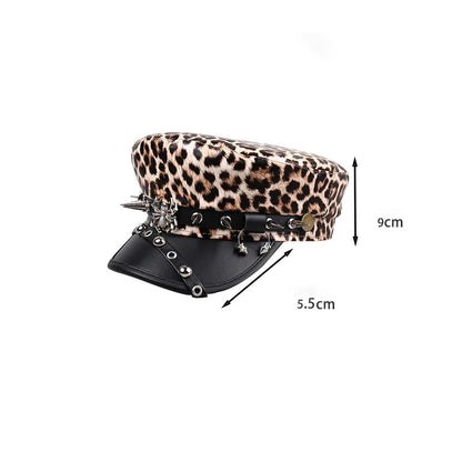 Unisex Visors New Trendy Hip-Hop Punk Style Flat Top Visors