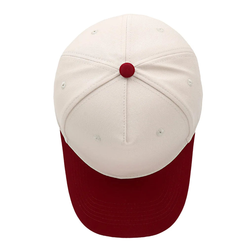 Embroidered Patchwork Color Baseball Hats