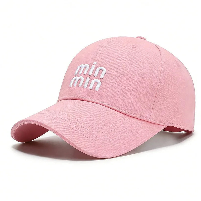 Minimalist Solid Color Couple Baseball Cap