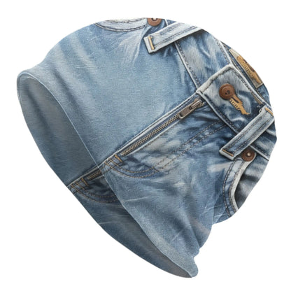 Streetwear Winter Warm Women Men Knitting Hat Unisex Adult Texture Bonnet Hats