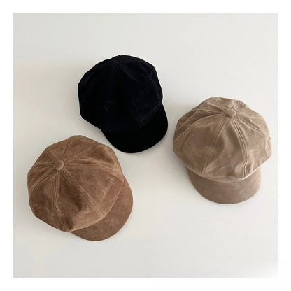 2025 New Japanese Vintage Kids Newsboy Cap