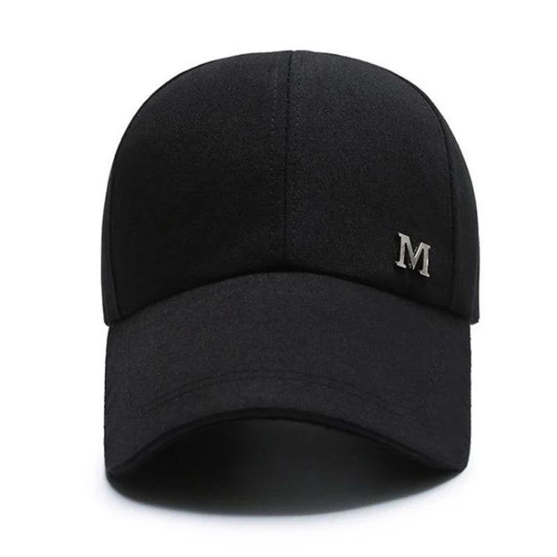 Men Women Baseball Cap Summer Cotton Hat Cap Adult Sport Sun Hat Casual Long Brim Sunscreen Golf Cap