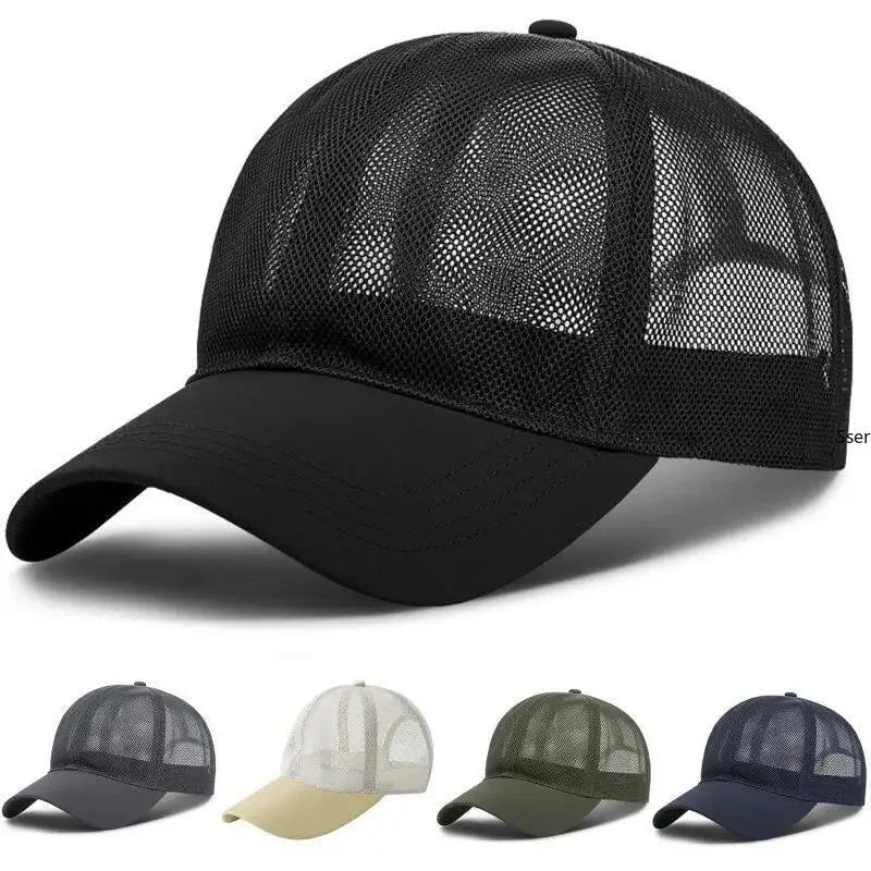 Men Women Summer Full Mesh Baseball Cap