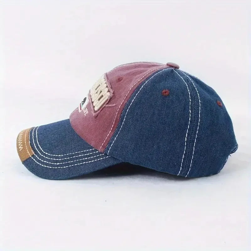 Trendy Distressed Cotton Baseball Cap