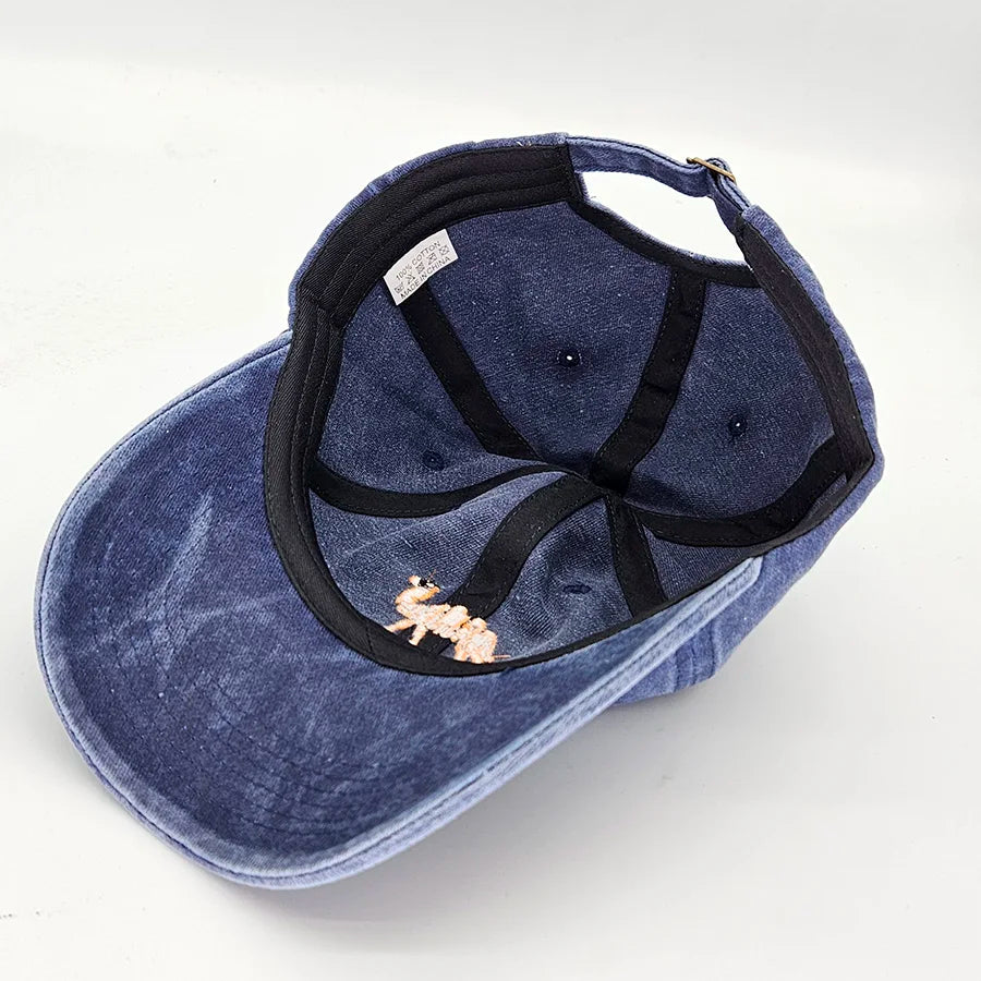 Camel Embroidered Exquisite Animal Vintage Cotton Baseball Caps Men Women