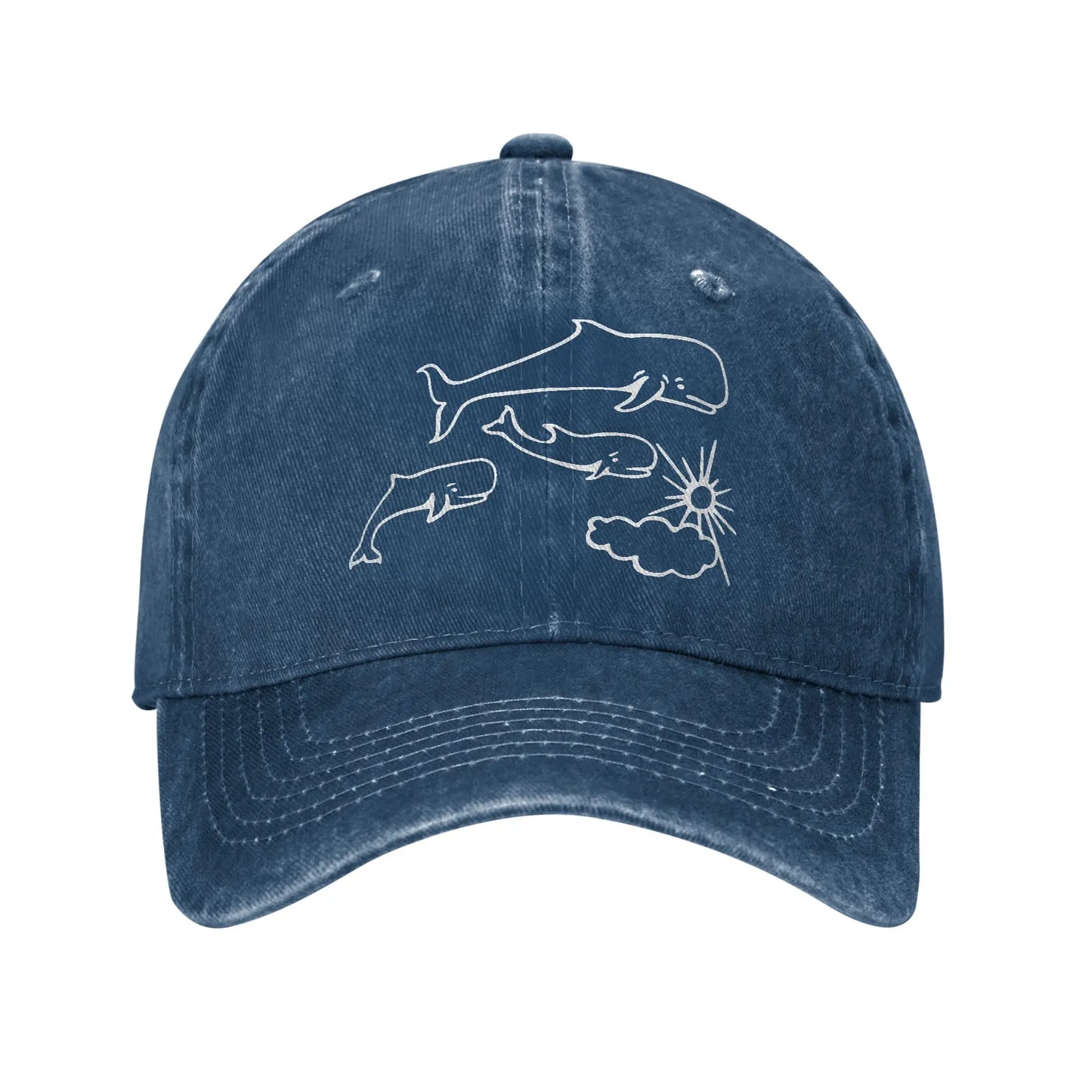 Whales And Sun Tattoo By Robe De Extremoduro Sun Baseball Cap