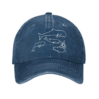 Whales And Sun Tattoo By Robe De Extremoduro Sun Baseball Cap