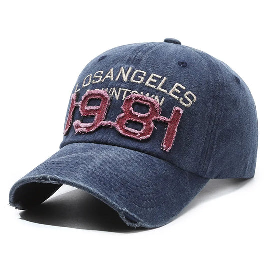 Vintage Red Yellow Baseball Caps For Men Brand Women Hats