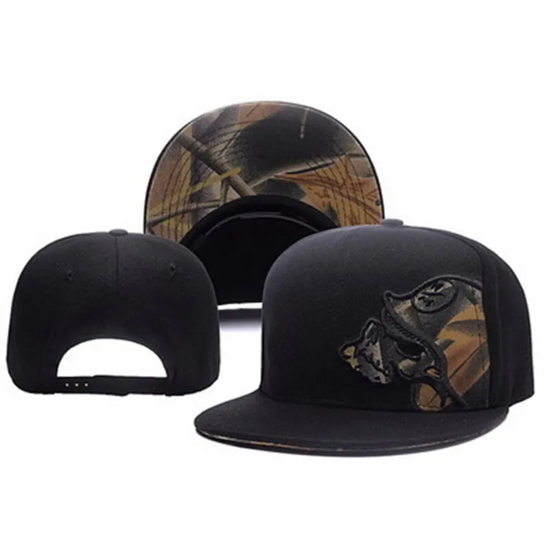 Unisex Helmeted Man Embroidery Hip-hop Hats Spring and Autumn