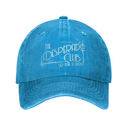 The Desperado Club Sign Sci-Fi Book Washed Baseball Cap