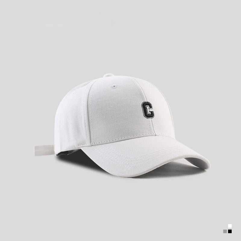 Hard-Top C Letter Baseball Cap Men Women's