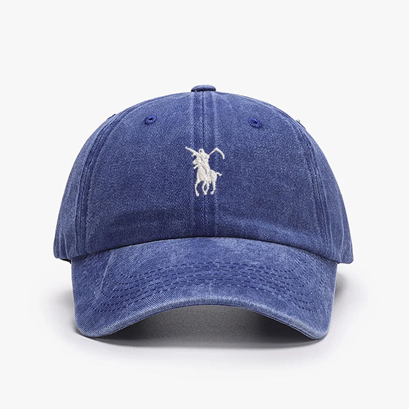Embroidery Design Grim Reaper Japan Baseball Caps Men Women Soft Cotton Washed