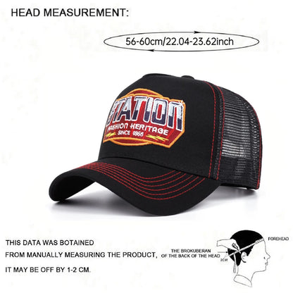 Station 1865 Hat Men's Personalized Hip Hop Hat Women's Baseball Hat