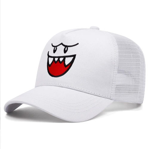 Happy Face Women Men Outdoors Baseball Cap Summer
