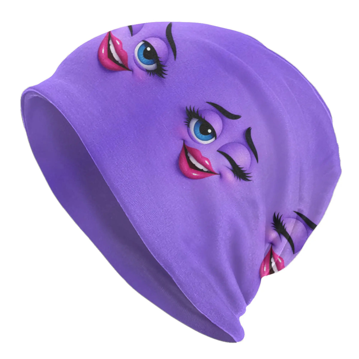 Funny Expression Bonnet Hat Knitted Hats Men Women