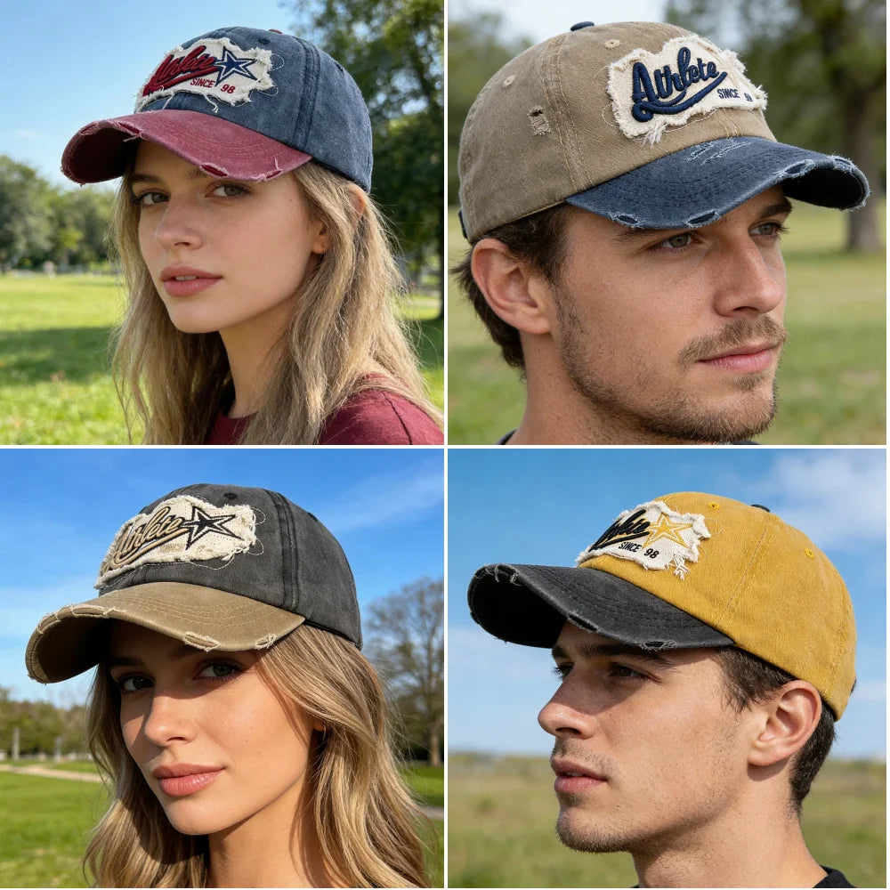 Unisex Baseball Cap Embroidery Athlete Dad Hat For Women Men