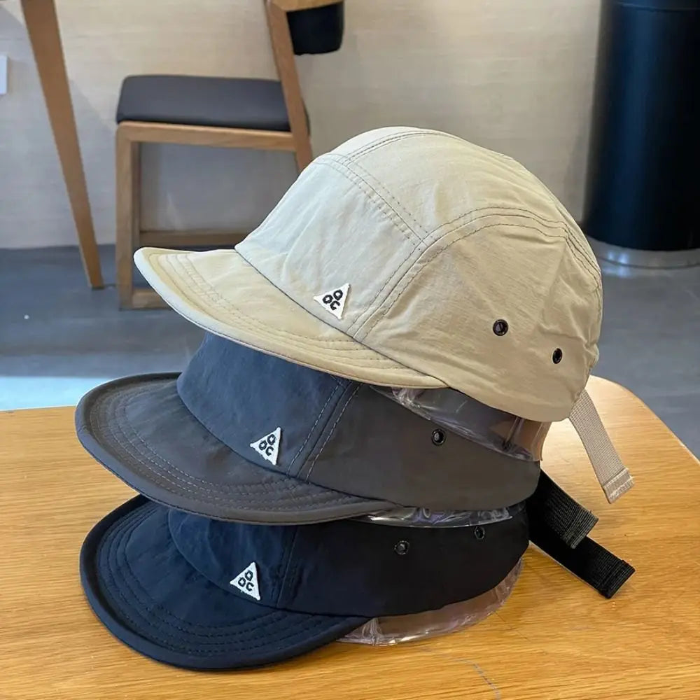 Retro Quick-drying Short Brim Baseball Caps Unisex Summer Outdoor Camping Hat