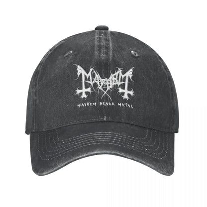 Mayhem Black Metal Band Accessories Men Women Baseball Caps