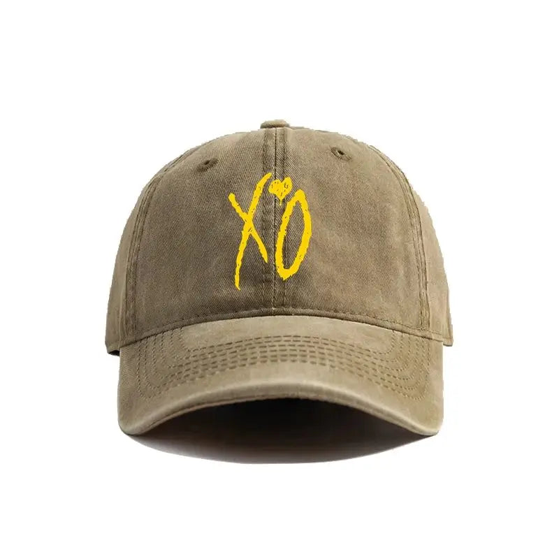 XO The Weeknd Baseball Cap Distressed Hats Cap Men