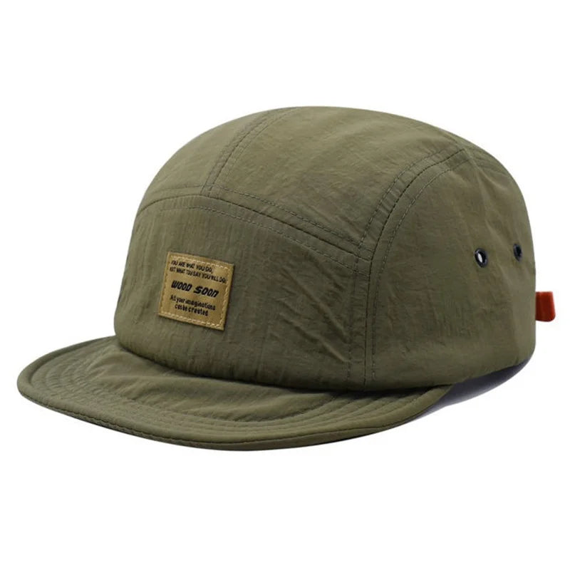 Japanese-Style Short-Brim Baseball Cap