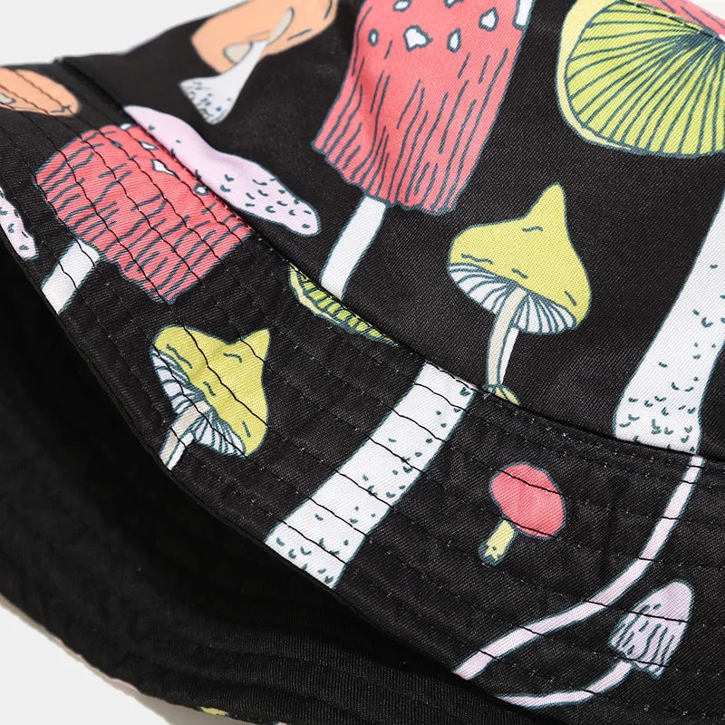 Colorful Print Bucket Hat Panama For Women And Men