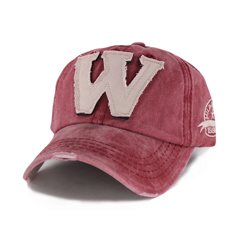 Fashion Summer W Letter Adult Men Baseball Caps Women