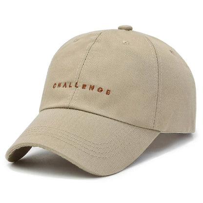 Summer Baseball Cap Women Men Letter CHALLENGE Trucker Hat Hip Hop Snapback Caps Outdoor Sun Hat