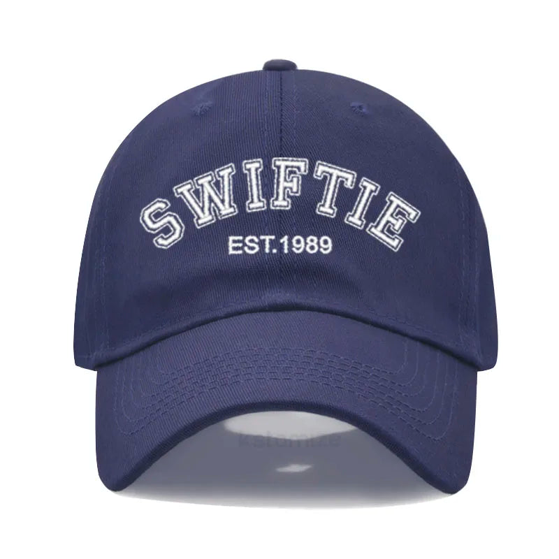 1989 Embroidery Baseball Cap for Men Women Unisex Washed Cotton