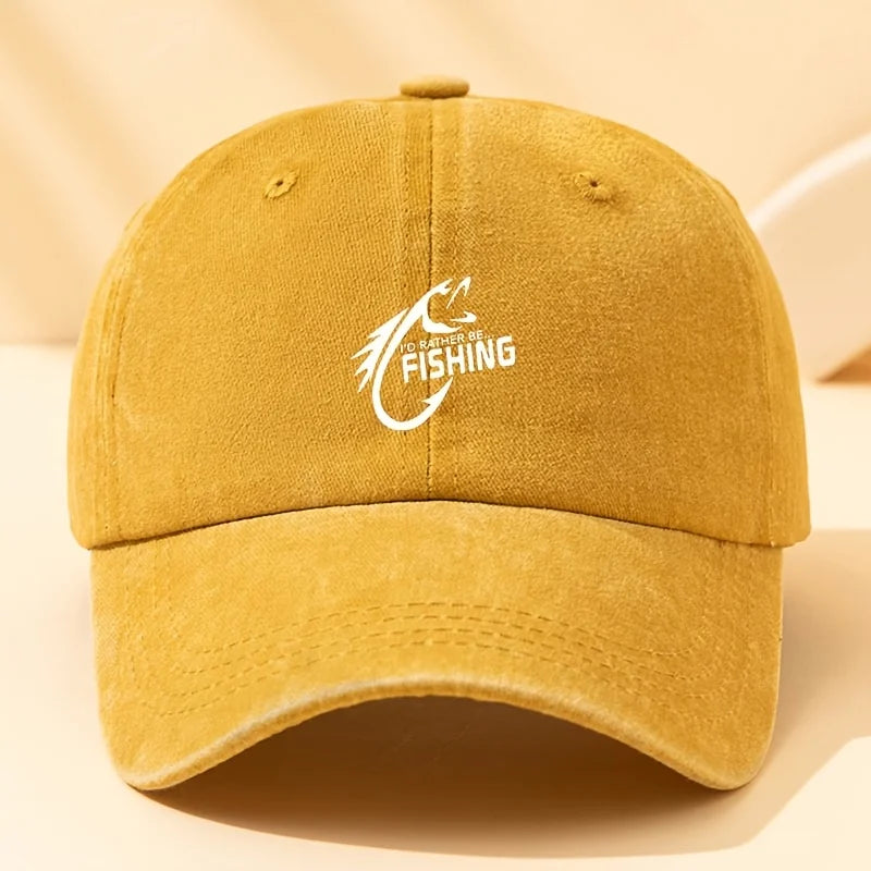 Fishing Printed Baseball Cap