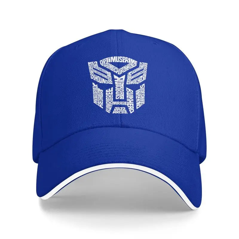 Transformer Autobots Film Print Baseball Cap Sandwich Hats Men Women