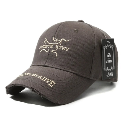 Korean Style Structured Baseball Cap Hard Crown Unisex Summer