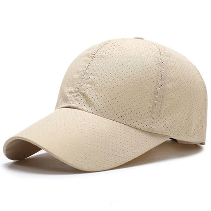 Hat Men Spring Summer Solid Color Mesh Cap Baseball Cap