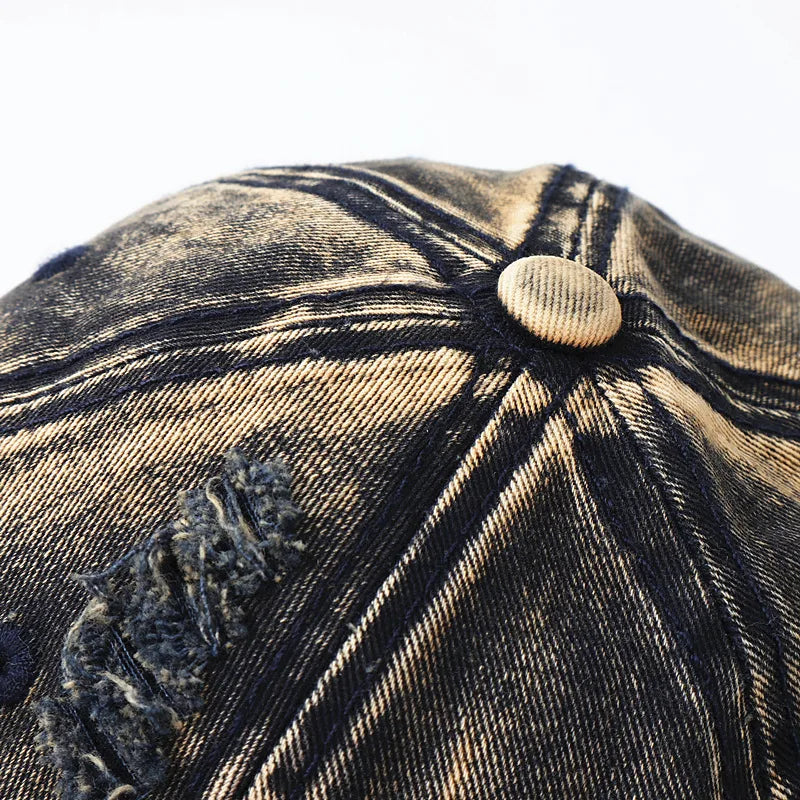 New Unisex Custom Logo Hole Broken Baseball Caps