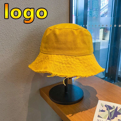 New Custom Logo Ladies Hip Hop Bucket Hats