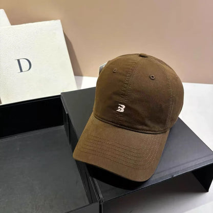 Casual Monogram Cotton Baseball Cap For Men And Women
