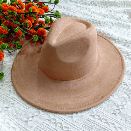 Vegan Suede Fedora Rancher Hats Blank Hats