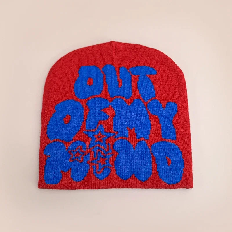 American Street Letter Jacquard Knitted Hats