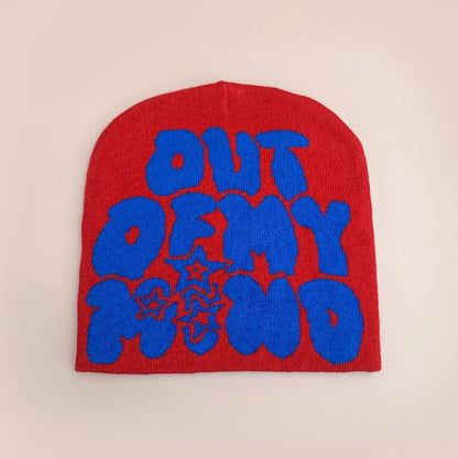 American Street Letter Jacquard Knitted Hats