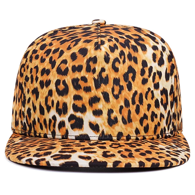 Flat brimmed Hat with Printed Pattern Street Pop Skateboarding Hip Hop Hat