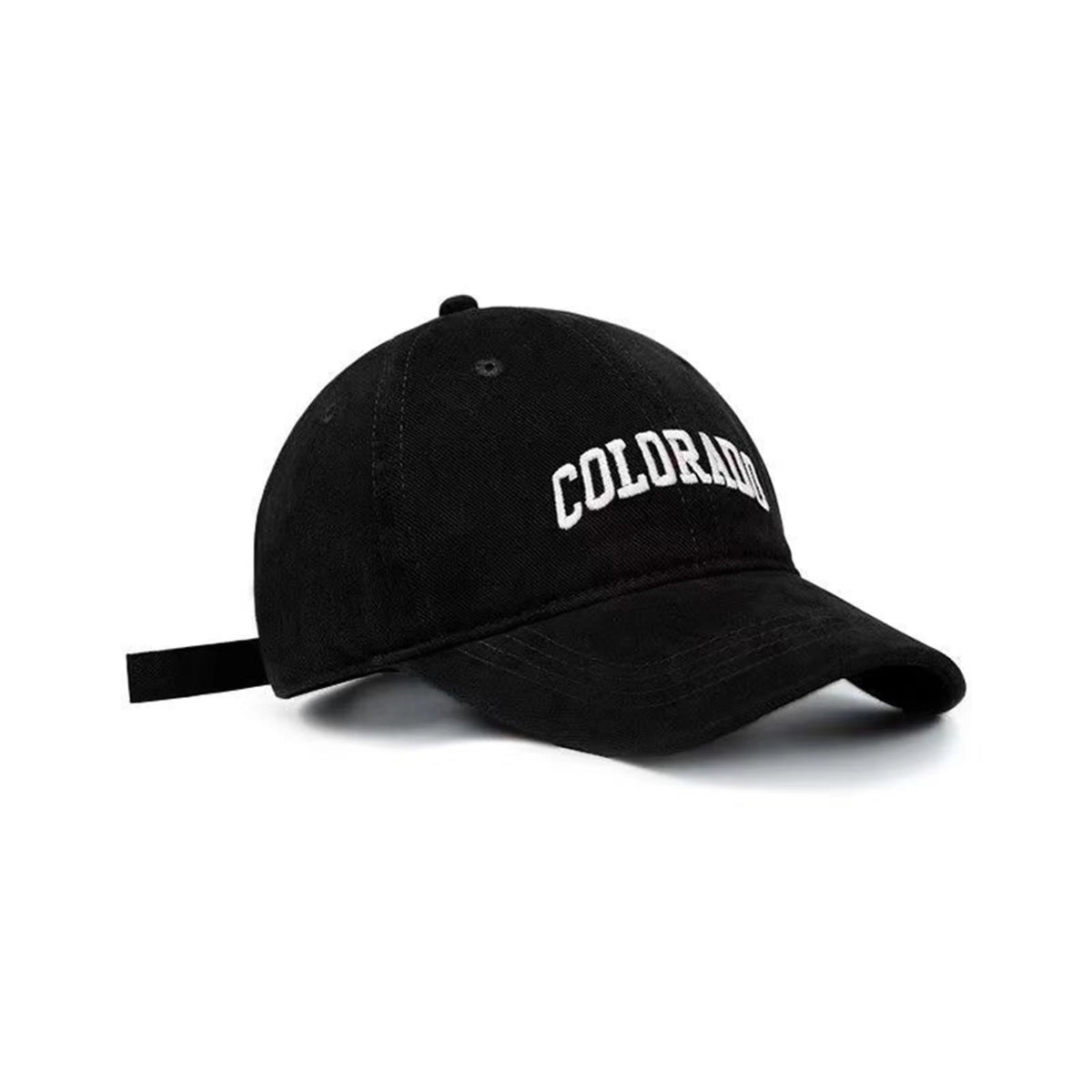 Soft Cotton Baseball Caps Solid Letter Embroidery Men Women
