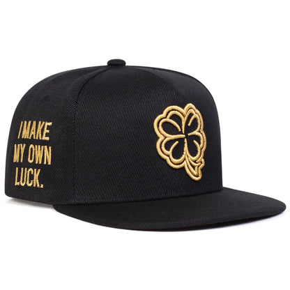 Unisex Four Leaf Clover Embroidery Hip-hop Hats Spring Autumn