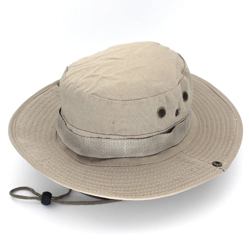 Camouflage Tactical Cap Outdoor Casual Men's Panama Bucket Hat
