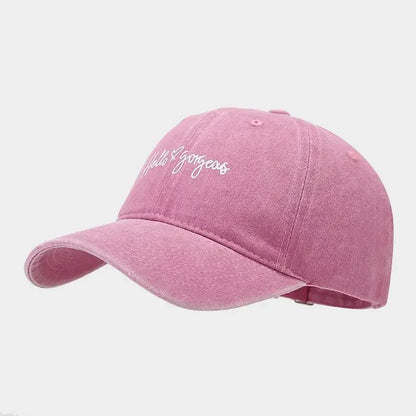 Four Seasons Cotton Letter Print Casquette Baseball Cap