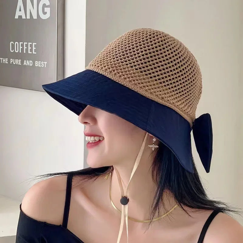 Outdoor UV Protection Sun Hat Summer Women's Bucket