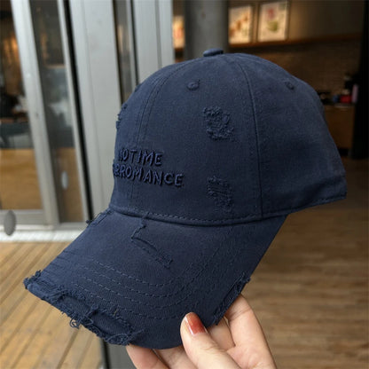Hat Women's Spring And Summer Baseball Cap Small Fresh Fashion Contrast Color Peaked Cap Mountaineering Hat