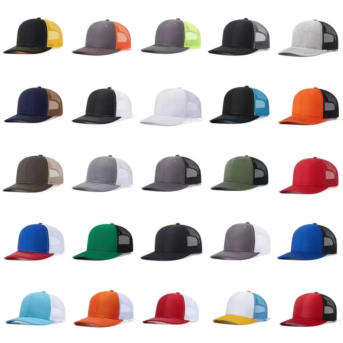 Hot Sale Unisex Baseball Cap Slight Curved Brim Style Trucker Hat