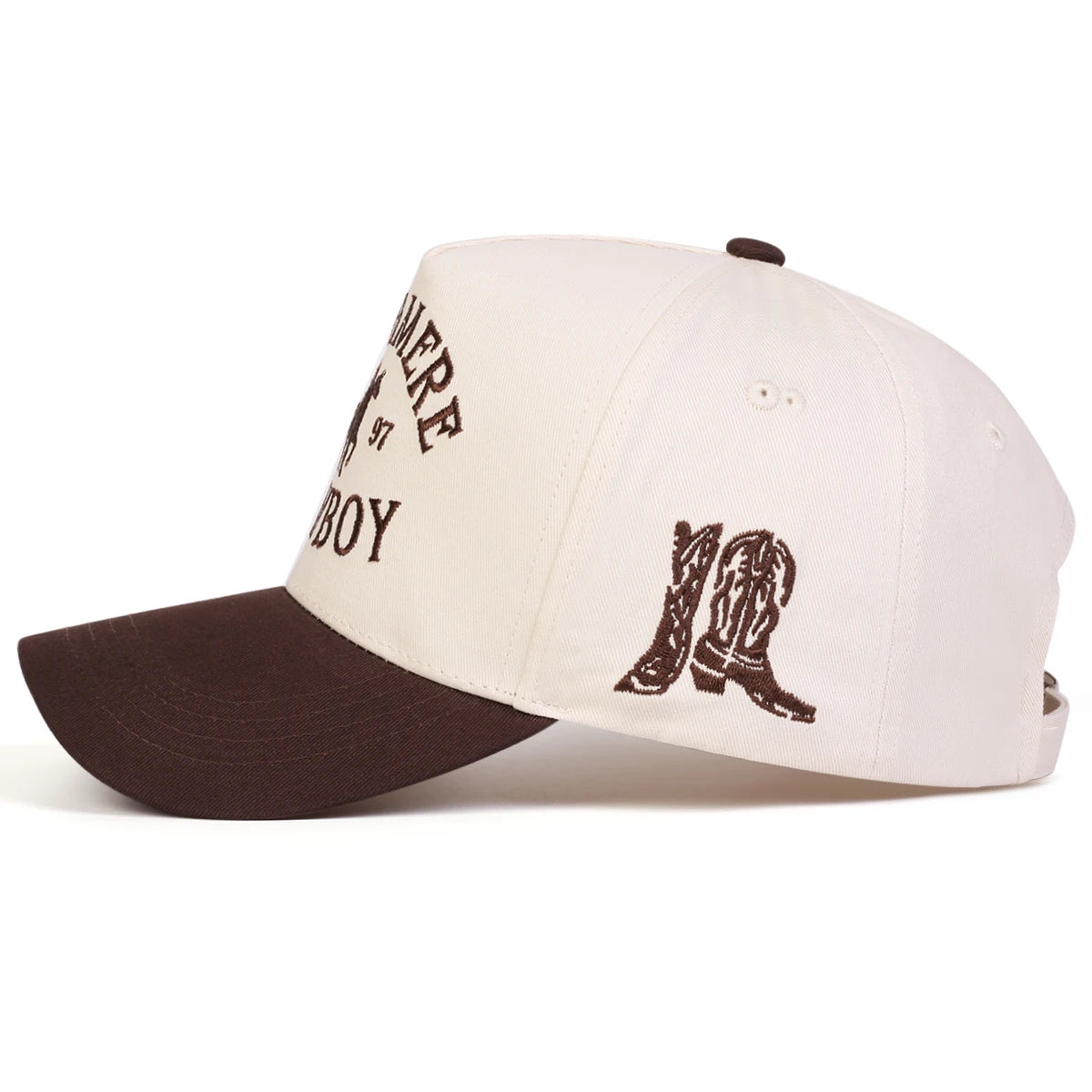 Unisex COWBOY Letter Embroidery Baseball Caps Adjustable Casual Hats Sunscreen Hat Sports Cap