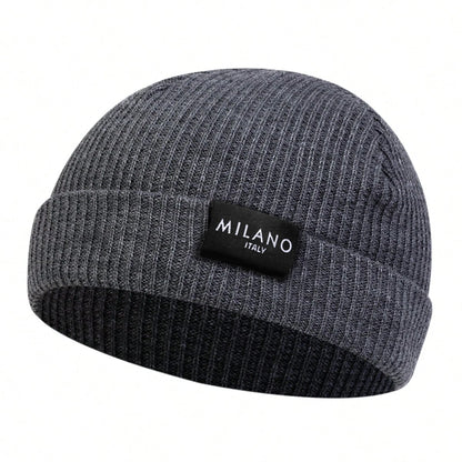 Label Beanies Winter Warm Hat Hip Hop Cap