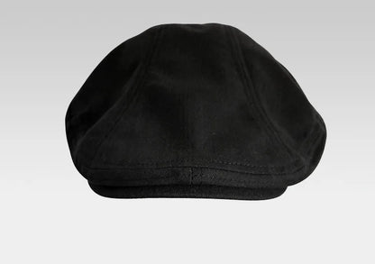 Solid Color Linen Flat Cap Breathable Summer Sun Hat